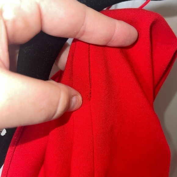 NWT LIKELY x REVOLVE Red Strapless Ruffle Driggs Midi Cocktail Dress 0 valentine - Picture 10 of 10